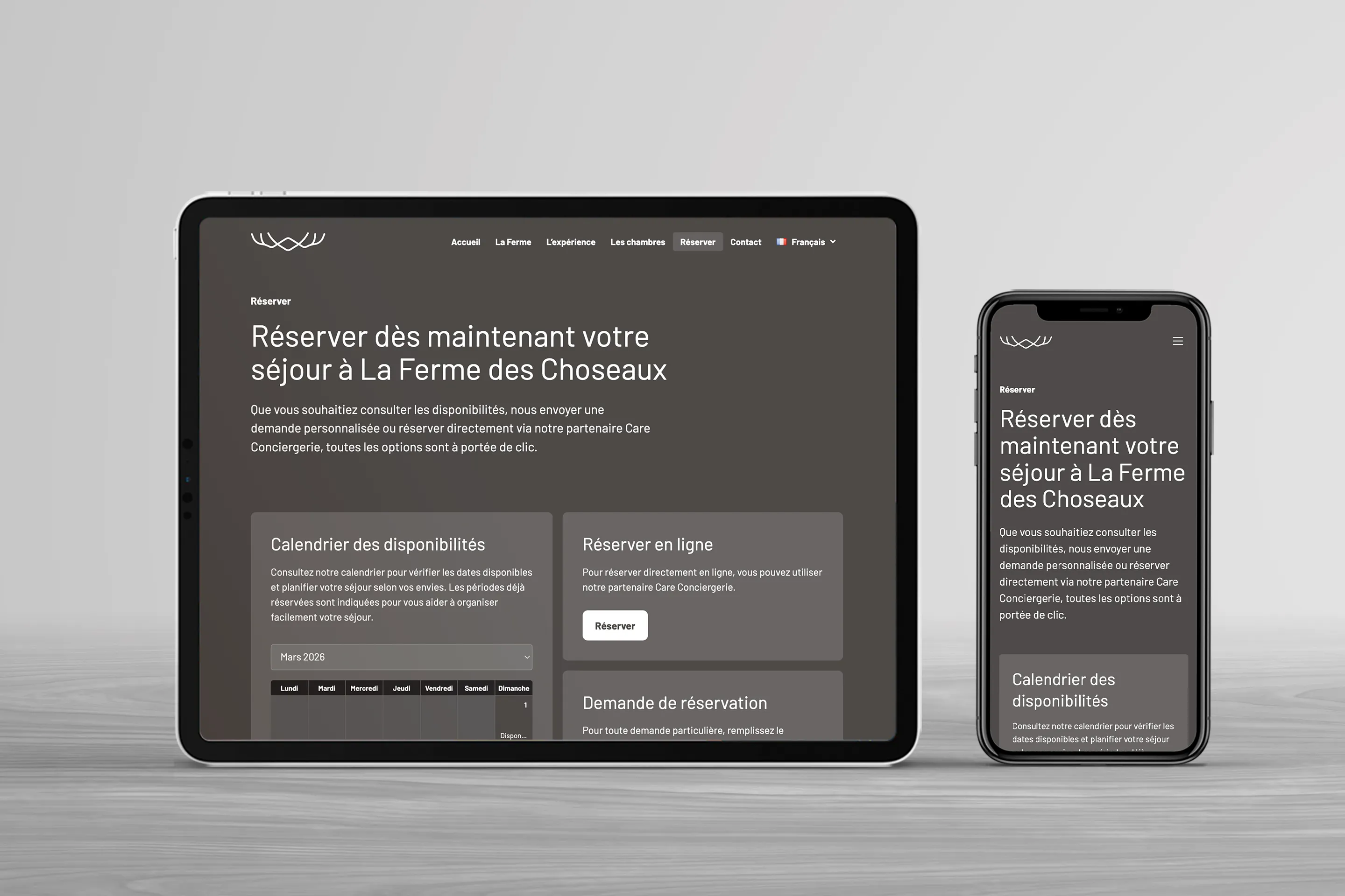 La Ferme des Choseaux book page